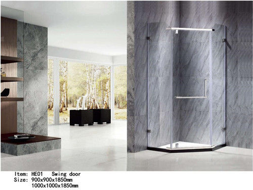 China Os cercos sem fronteira da porta do chuveiro escolhem o tamanho personalizado porta do pivô para a casa/hotel fornecedor
