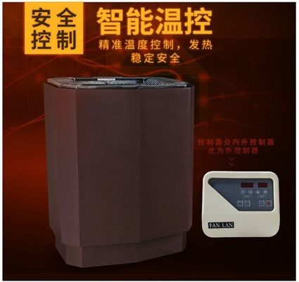 China Cor personalizada do equipamento da sauna do vapor calefator fixado na parede com furo do dissipador de calor fornecedor