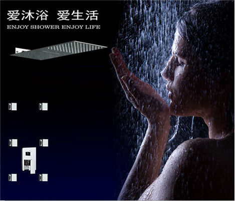 China Galvanização que Refacing em grupos do torneira do chuveiro da parede com os seis jatos ajustáveis da massagem fornecedor