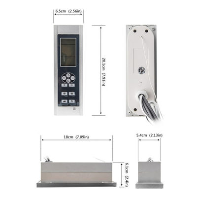 Painel de controle geado do chuveiro da superfície do ABS, anti equipamento do chuveiro do vapor da quebra fornecedor